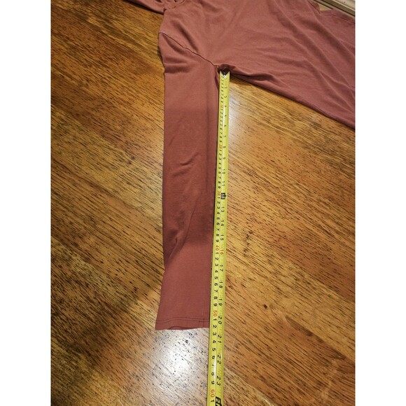 Peruvian Connection Extreme T-Neck Small Whiskey Orange Turtleneck Pima Cotton - Picture 9 of 11